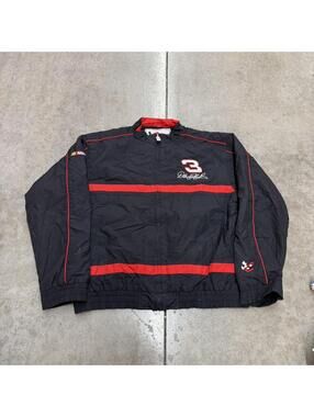 vintage dale earnhardt chase authentics nascar racing zip up jacket size large